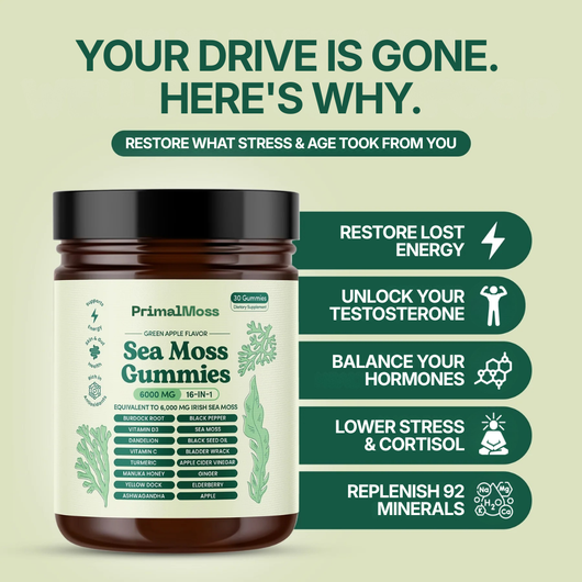 PrimalMoss™ Sea Moss Gummies